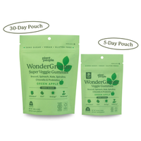 WonderGreens Mushroom Gummies: GrabnGo size
