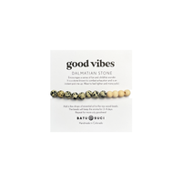 Good Vibes Diffuser Bracelet  |  Dalmatian Jasper Aromatherapy Bracelet