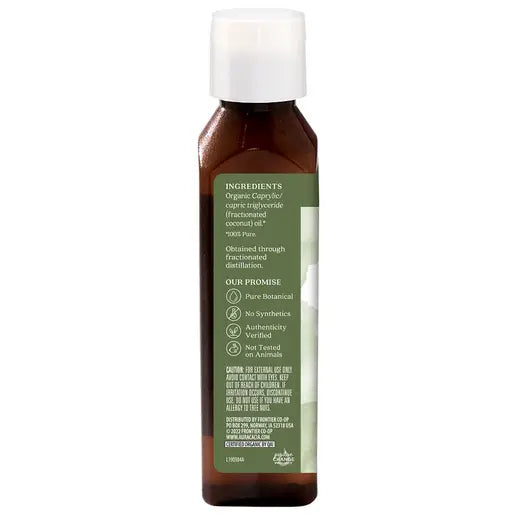 Organic Fractionated Coconut Oil