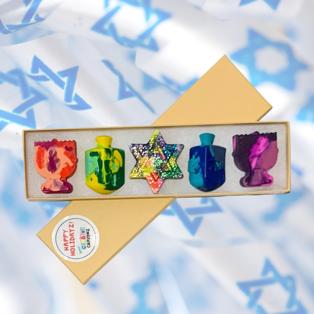 Hanukkah Crayon Gift Box