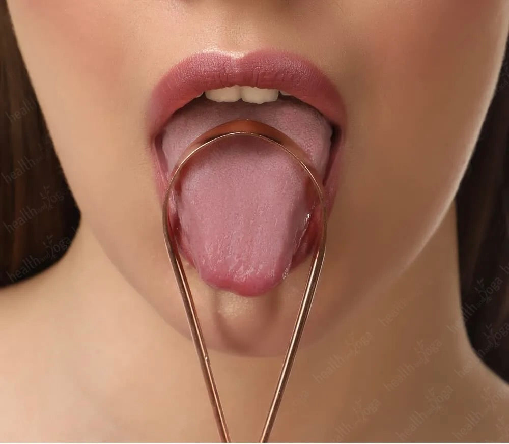 QLoop Copper Tongue Scraper