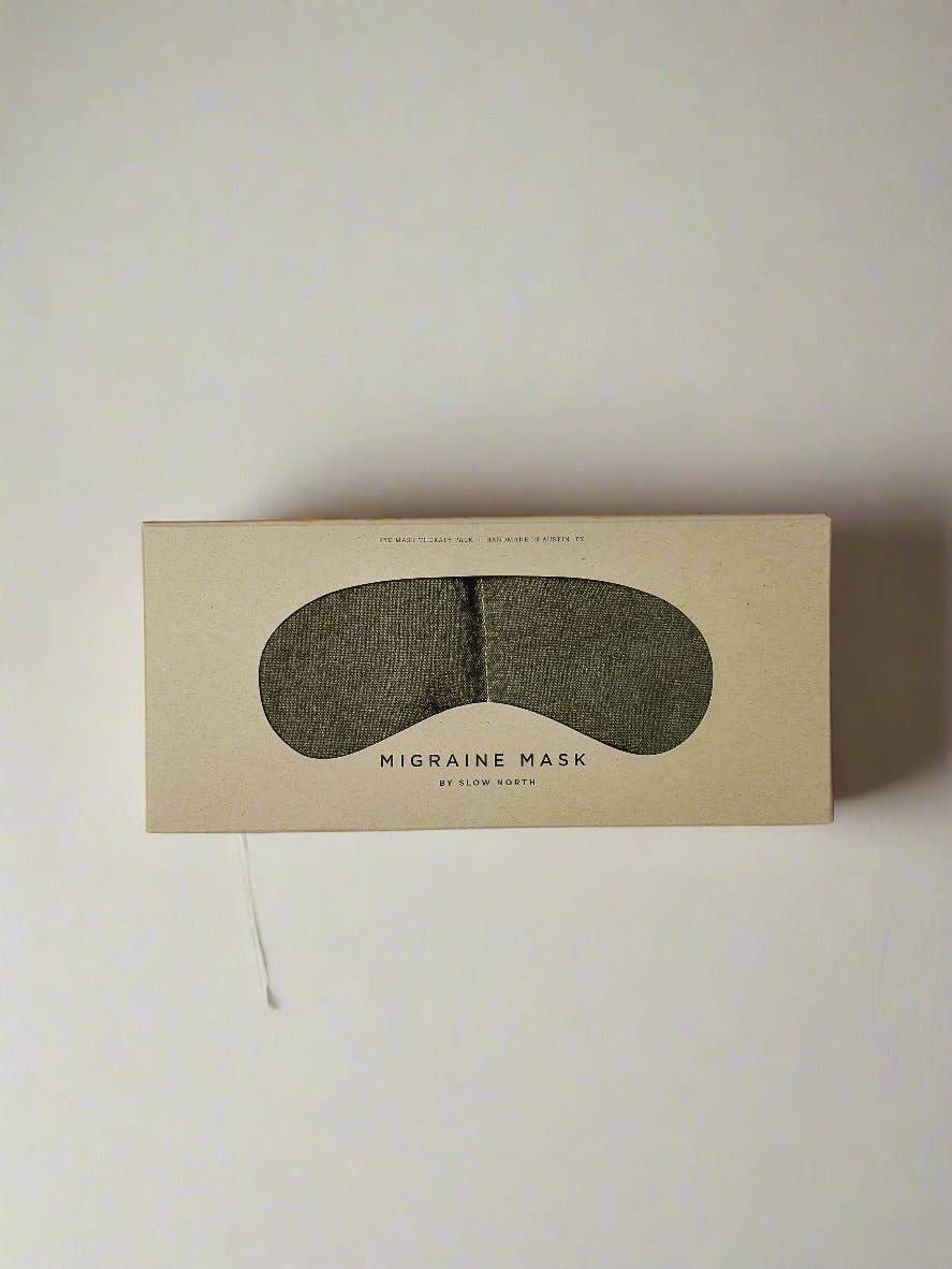 Eye Mask  - Olive | Spa Eye Pillow, Weighted