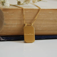 BREATHE 18k Gold Pendant Necklace