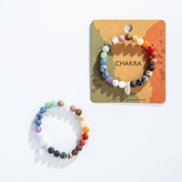 Crystal Point Chakra Crystal Bead Gemstone Bracelets 6mm