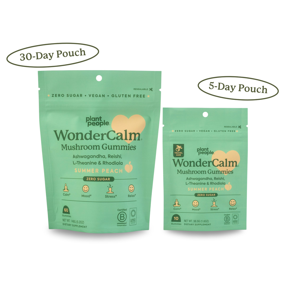 Grab-n-Go Size: WonderCalm Mushroom Gummies
