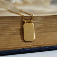 Choose Joy - 18k Gold-Dipped Pendant