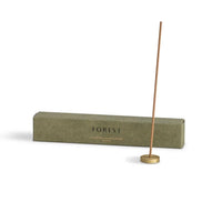 Aged Indian Sandalwood Incense Stick Set – 30 Sticks with Brass Holder