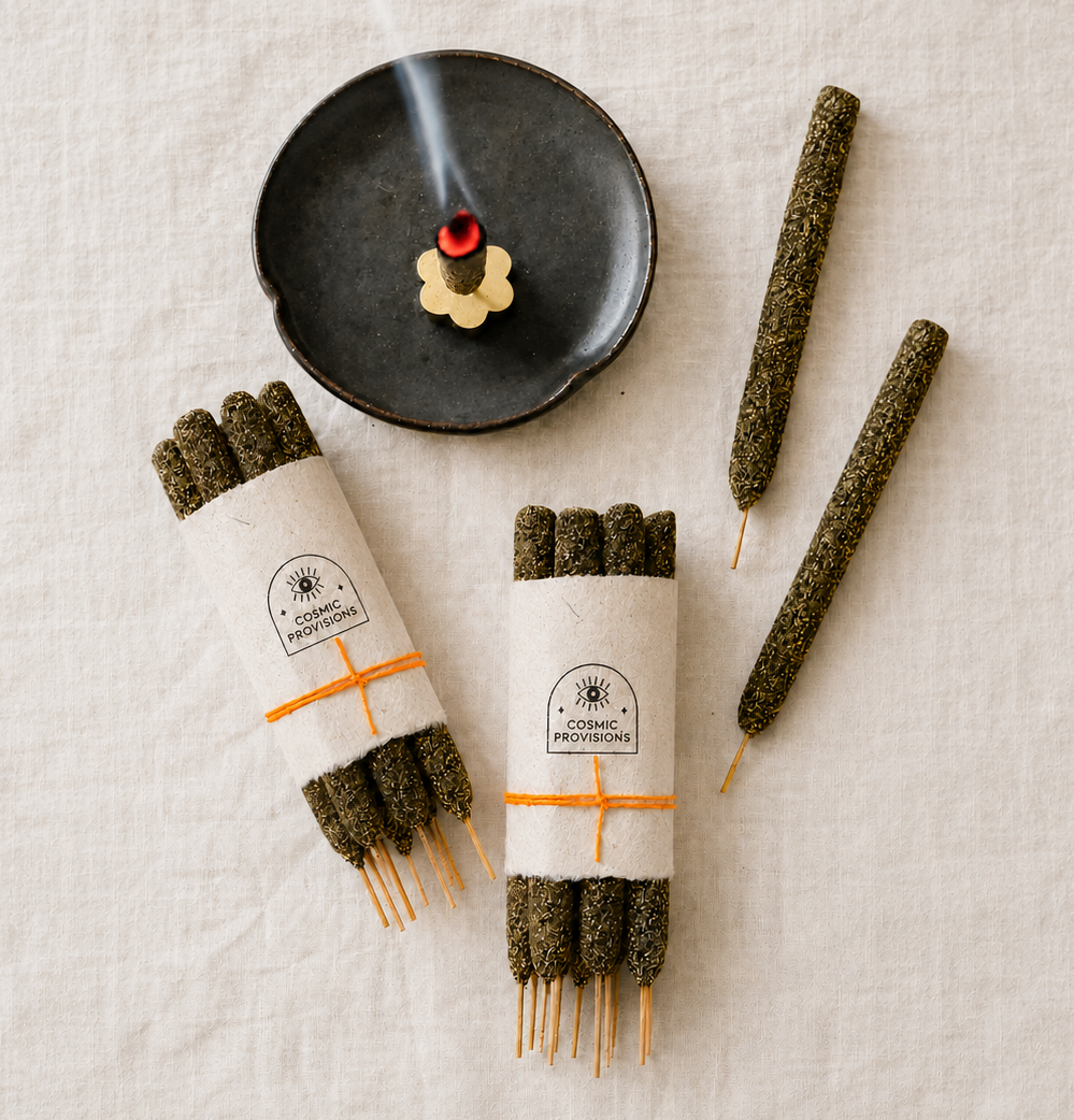 Palo Santo + Myrrh Incense — handrolled in Peru