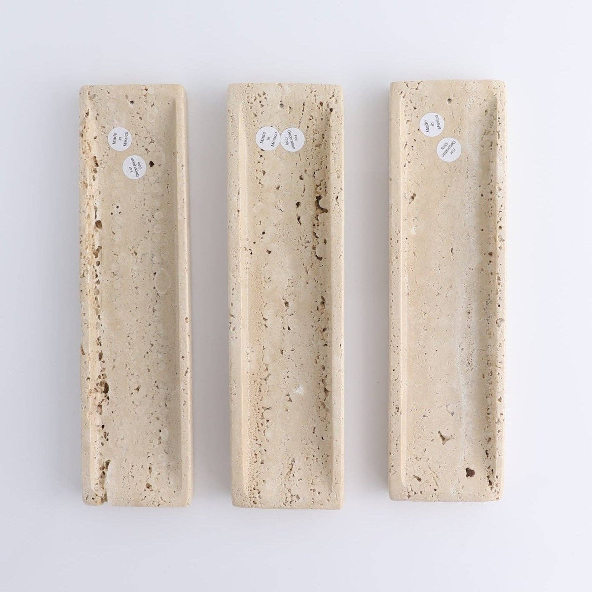 Travertine Incense Holder
