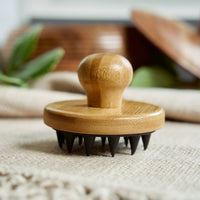 Bamboo + Silicone Scalp & Body Massager | Hair Bestseller