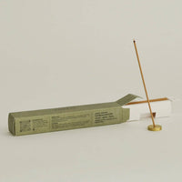 Aged Indian Sandalwood Incense Stick Set – 30 Sticks with Brass Holder