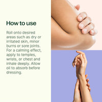 Organic Lavender & Frankincense Castor Body Oil Roll-On 30ml