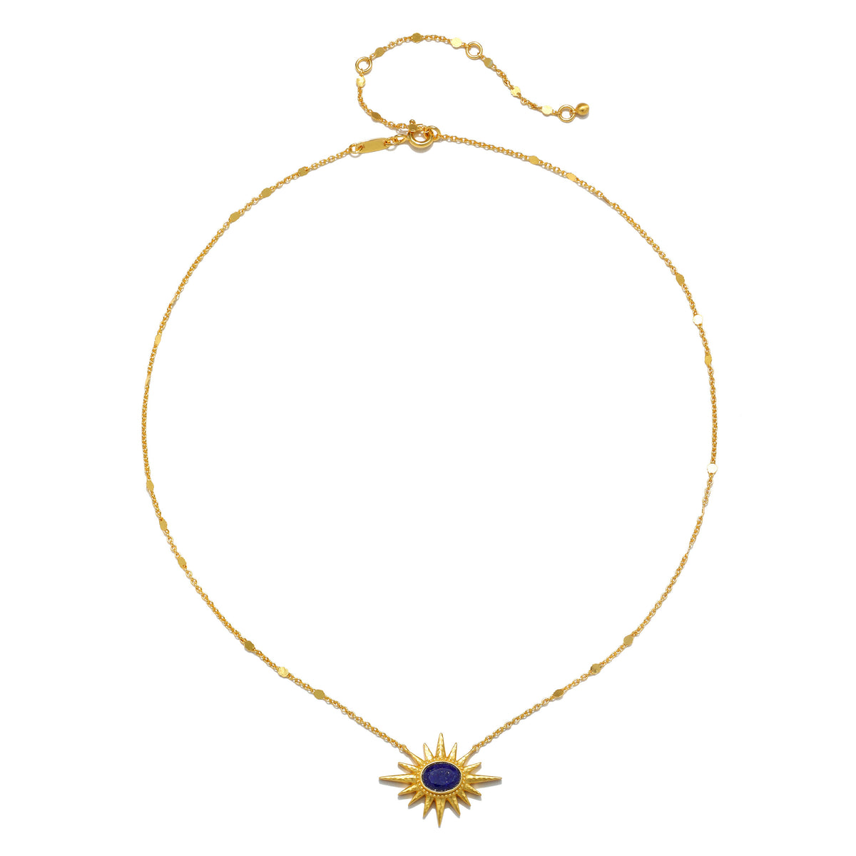 16" Lapis Starburst Necklace