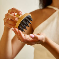 Bamboo + Silicone Scalp & Body Massager | Hair Bestseller