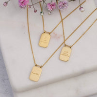 BREATHE 18k Gold Pendant Necklace