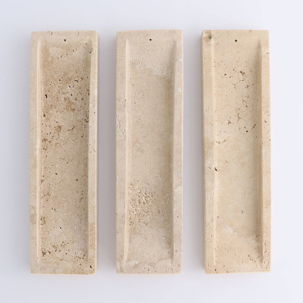 Travertine Incense Holder