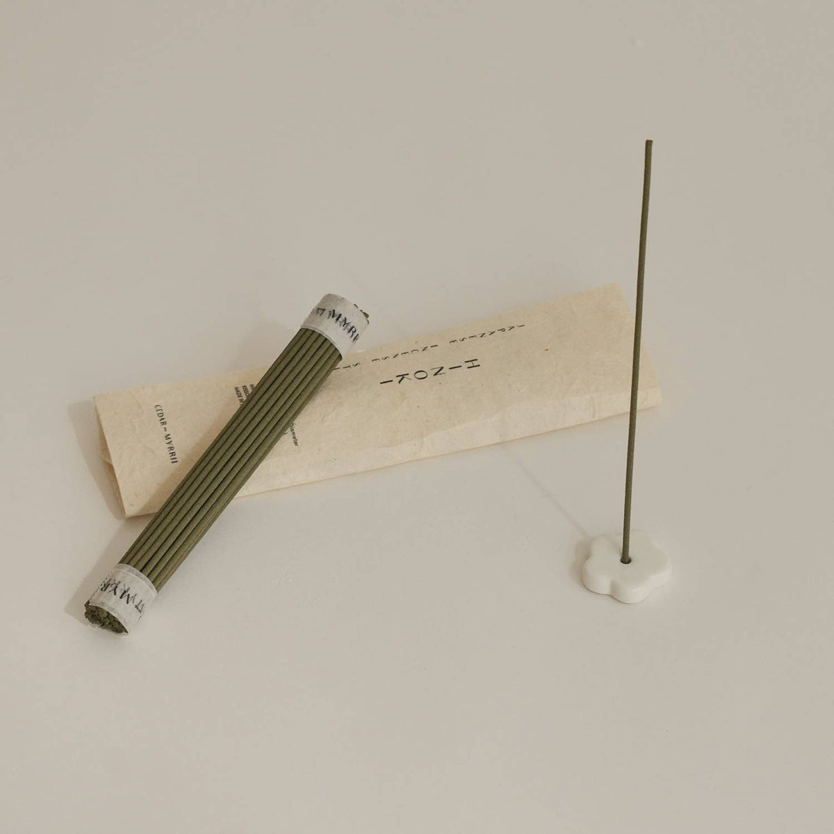 Hinoki Japanese Incense Set l 30 sticks