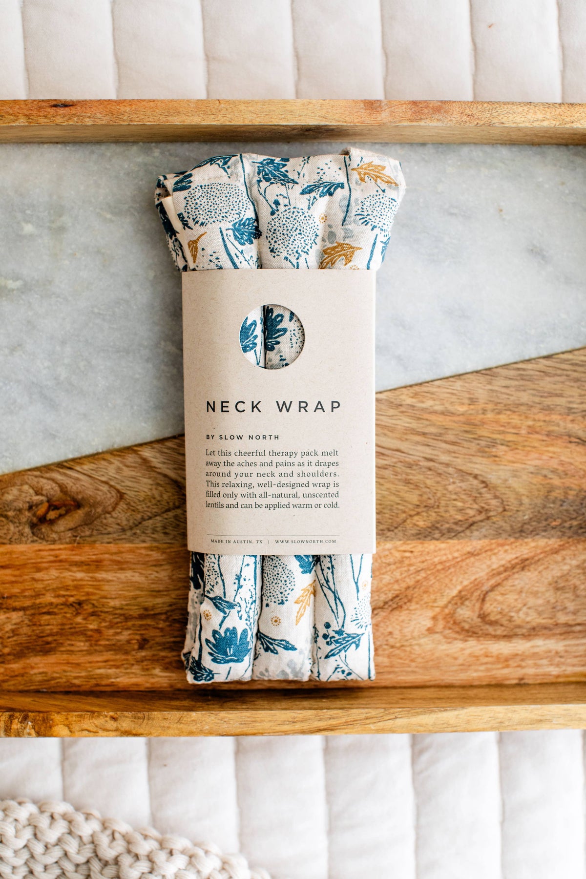 Neck Wrap Therapy Pack – Wander Field | Microwaveable Neck Pillow for Relaxation