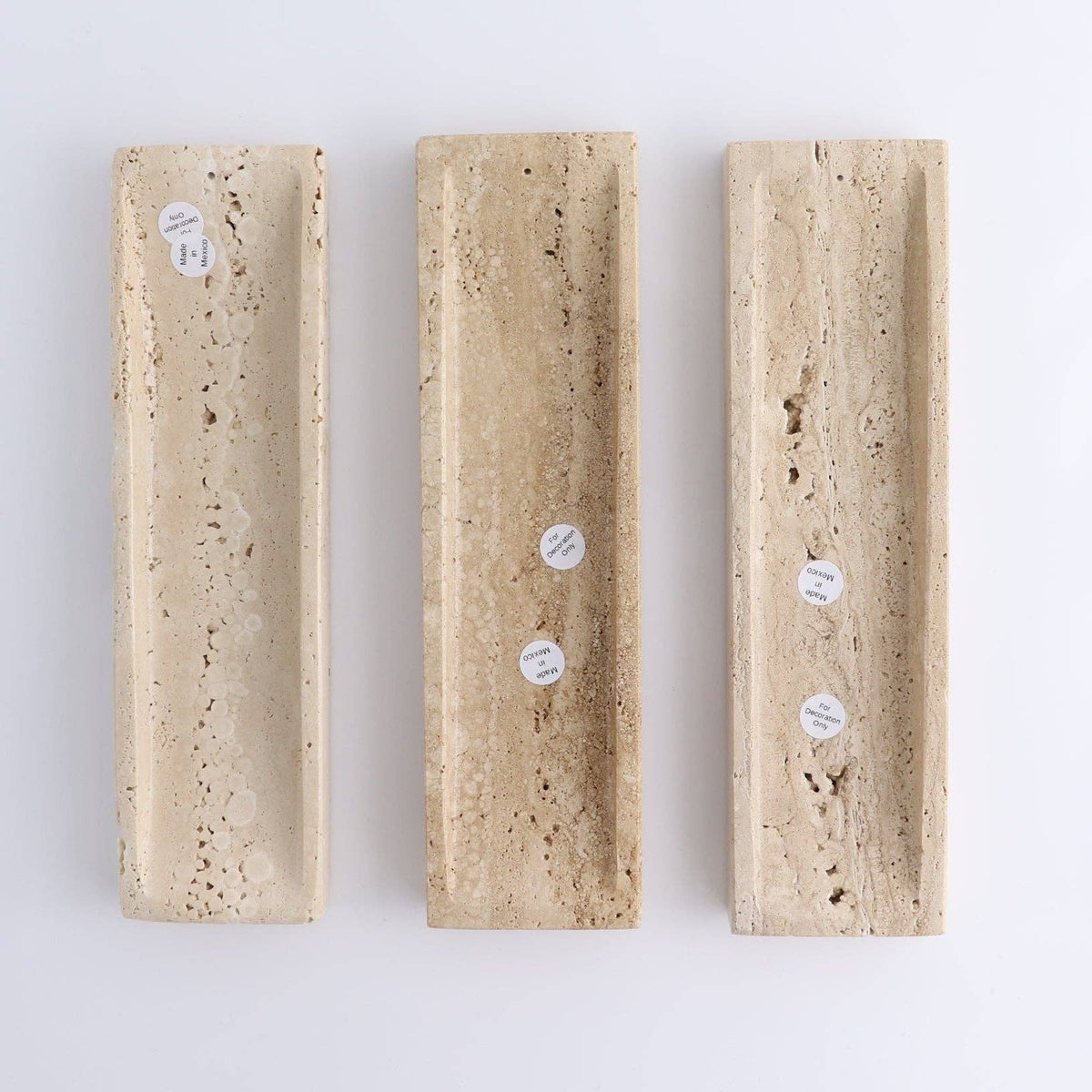 Travertine Incense Holder