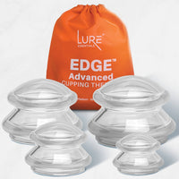 Body Cupping Therapy Set, Clear - 4 Cups