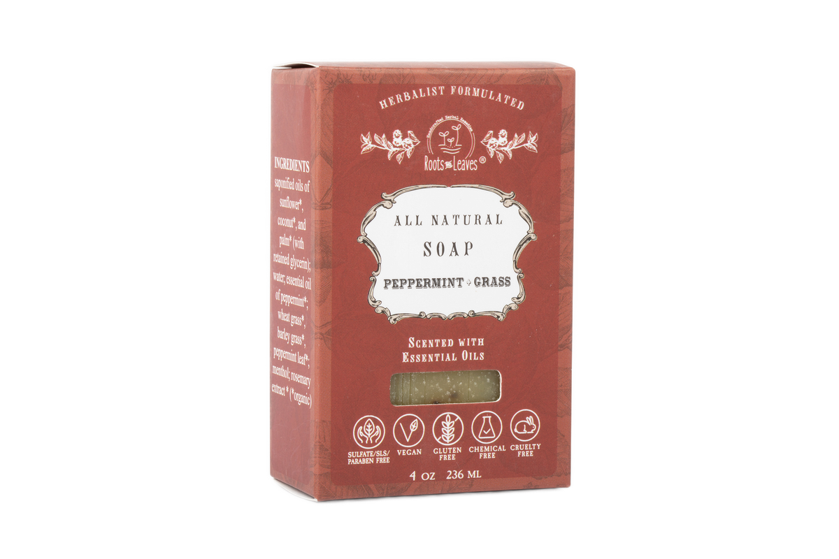 Organic Vegan "Peppermint" Bar Soap