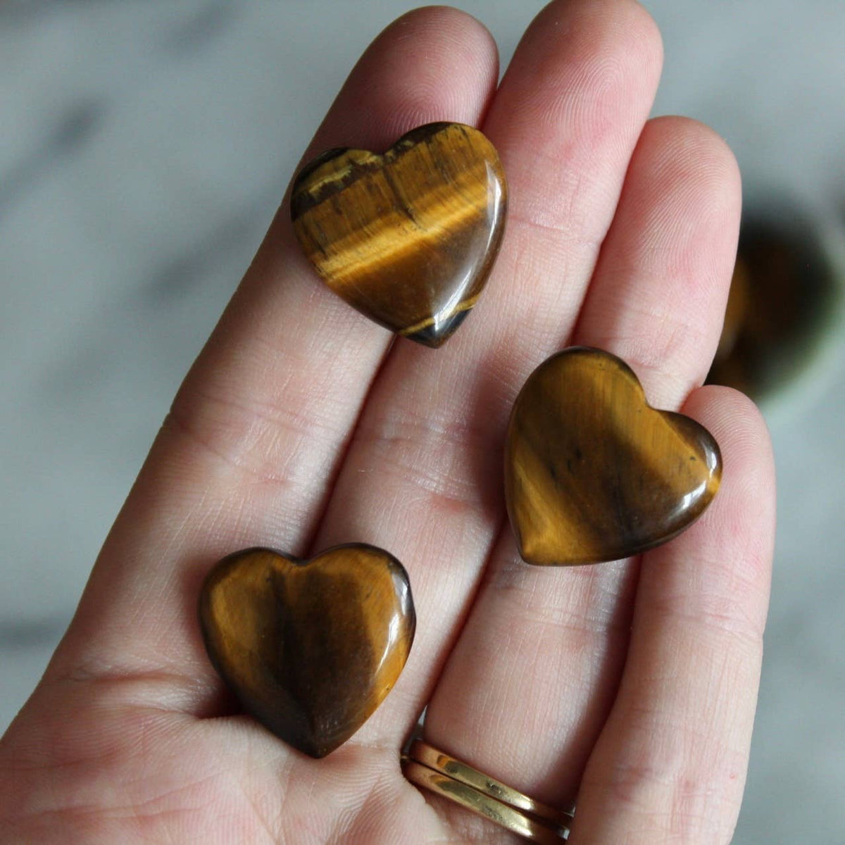 Tiger's Eye Heart (Crystals & Stones)