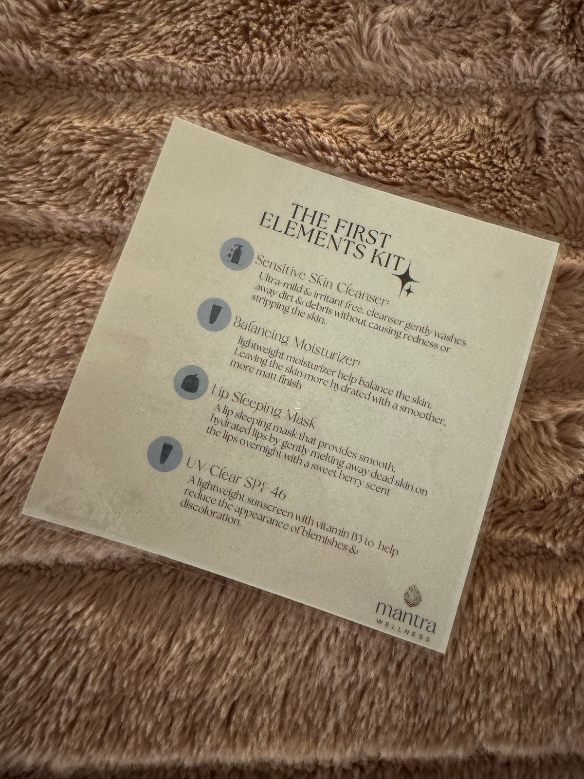 "First Elements" Skincare Starter Kit