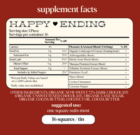 Happy Ending - mushroom chocolate supplement for wellness