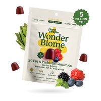 WonderBiome 2-1 Pre and Probiotic Gummies