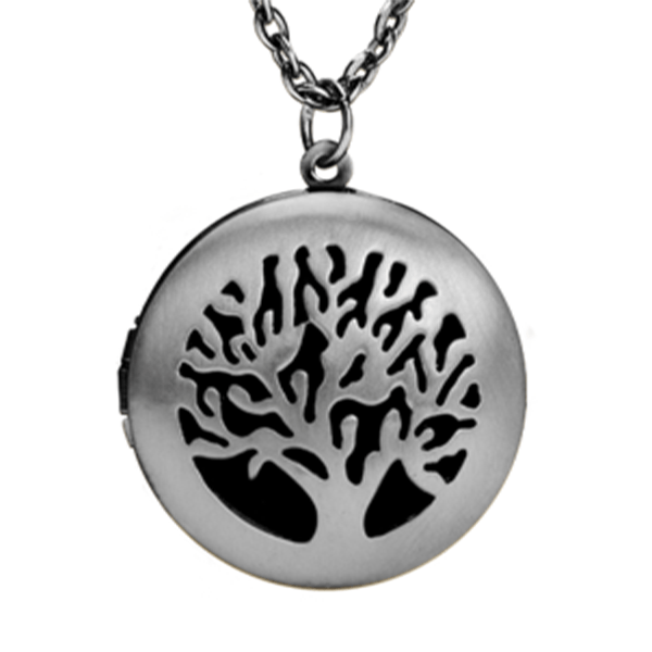 Beachwood Essential Oil Diffuser Tree Necklace