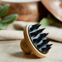 Bamboo + Silicone Scalp & Body Massager | Hair Bestseller