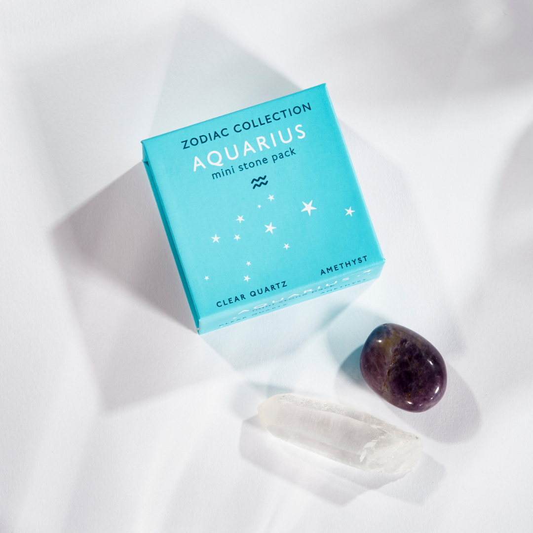 Aquarius Zodiac Mini Crystal Pack ♒ Stocking Stuffer!