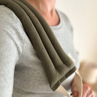 Neck Wrap Therapy Pack – Olive | Microwaveable Neck Pillow for Relaxation