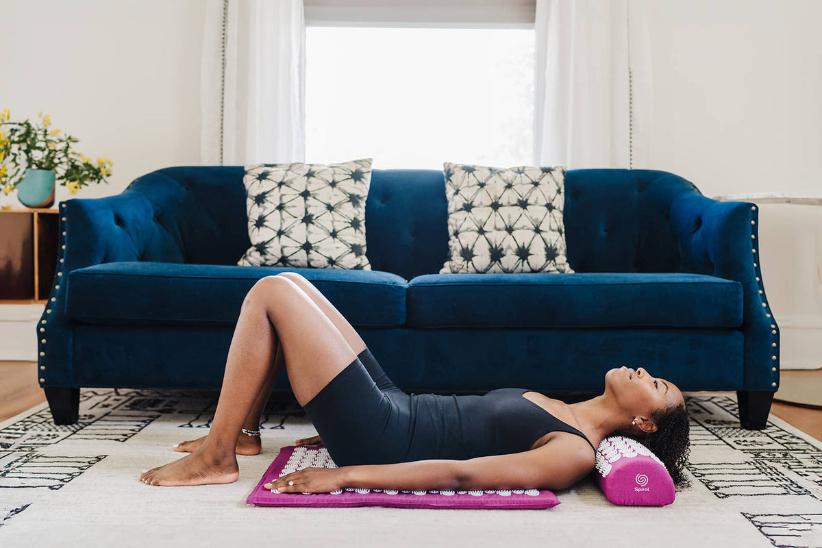 Spirol Acupressure Mat and Pillow Set