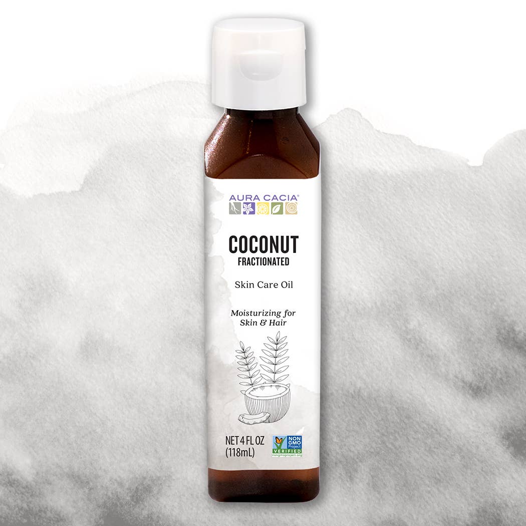 Coconut Oil, Fractionated Moisturizing Skin Care Oil 4 Fl Oz
