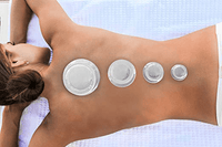 Body Cupping Therapy Set, Clear - 4 Cups