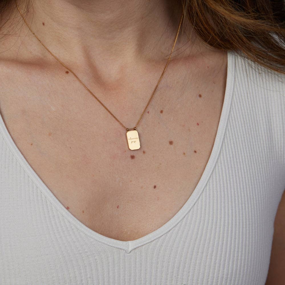 Choose Joy - 18k Gold-Dipped Pendant