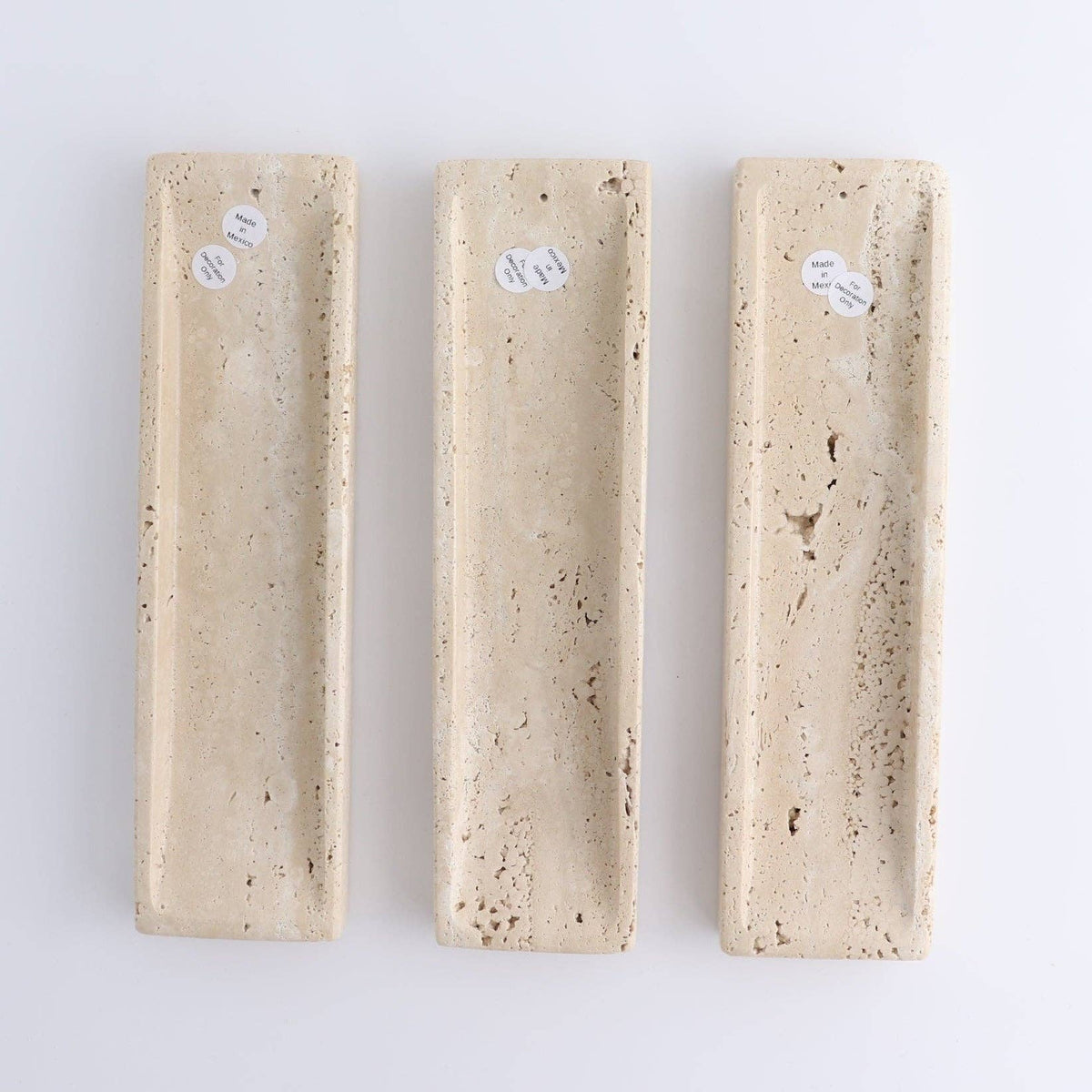 Travertine Incense Holder