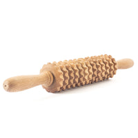 Wooden Cellulite Massage Roller Tool Brush Massager Leg Body