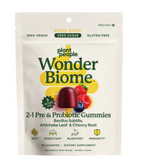 WonderBiome 2-1 Pre and Probiotic Gummies