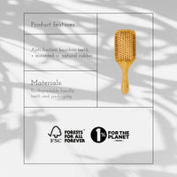 Bamboo hairbrush - eco-friendly hairbrush