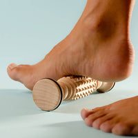 Foot Massager Massage Tool for Feet Wooden Roller 20 x 5 cm