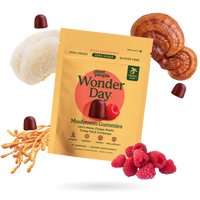 Trial Size: WonderDay Mushroom Gummies Supplement (10 ct)
