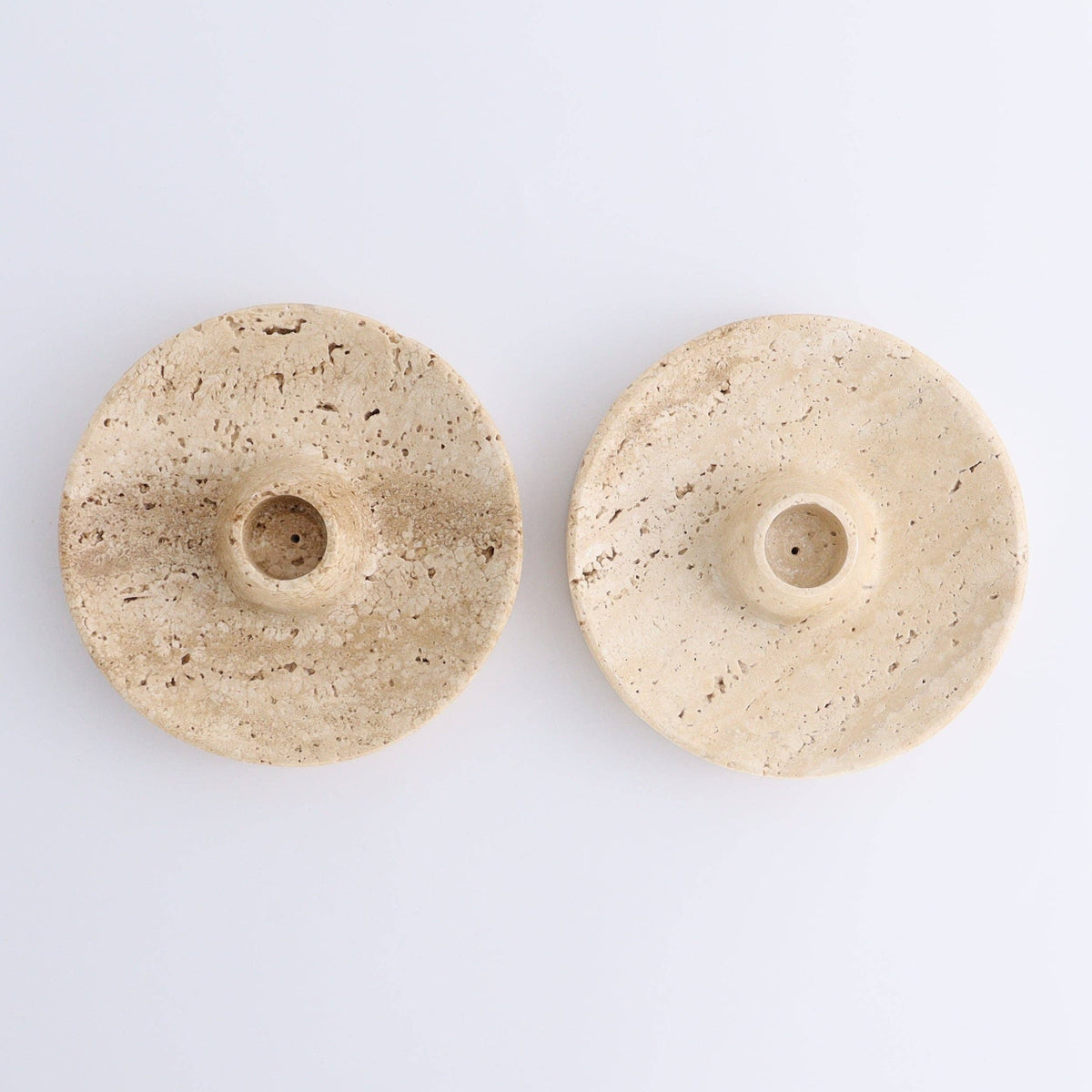 Travertine Palo Santo/Incense/Candle Holder