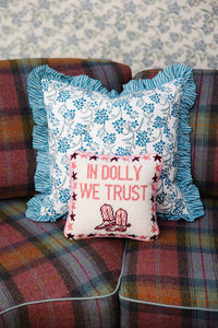 Trust Dolly Needlepoint Pillow