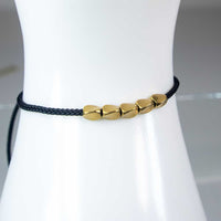 Brass & Copper Beads Tibetan Bracelet - Healing Protection