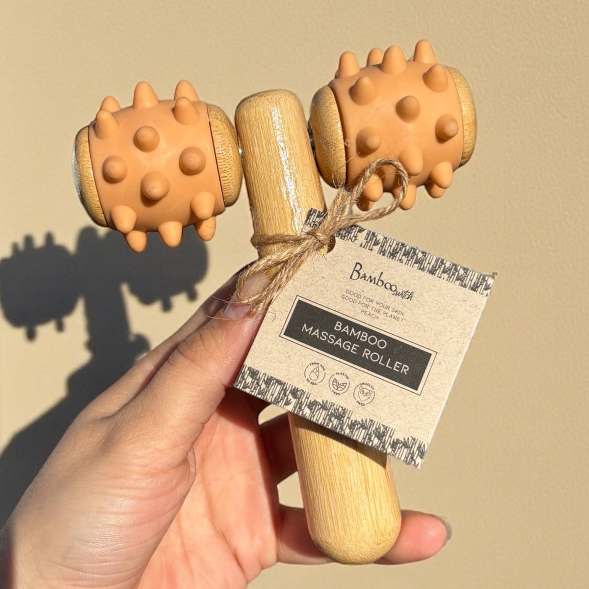 Bamboo Body Rolling Massage Tool