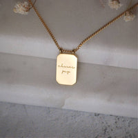 Choose Joy - 18k Gold-Dipped Pendant