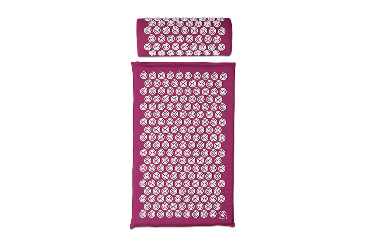 Spirol Acupressure Mat and Pillow Set