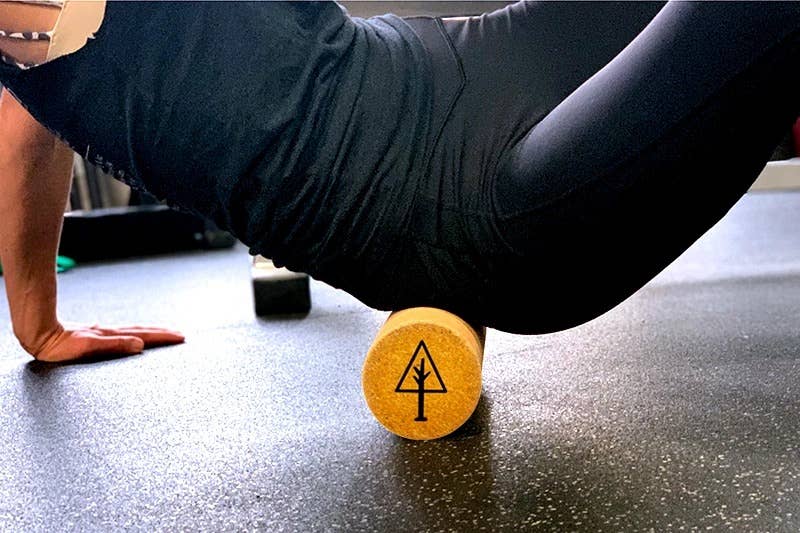 Rawlogy® Compact Cork Massage Roller